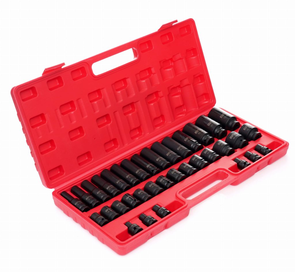 Smūginės galvutės 1/2" 35 vnt. rinkinys KD11757