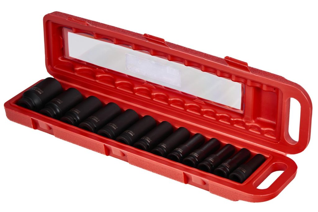 Smūginių galvučių rinkinys 1/2", 13 vnt. KD10521