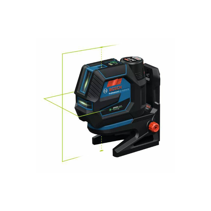 0601066S02 BOSCH.CROSS LASER GCL 12V-50-22 CG GREEN +RANKENĖ RM 20 +ADAPTENTAS AA 1 1x2.0Ah