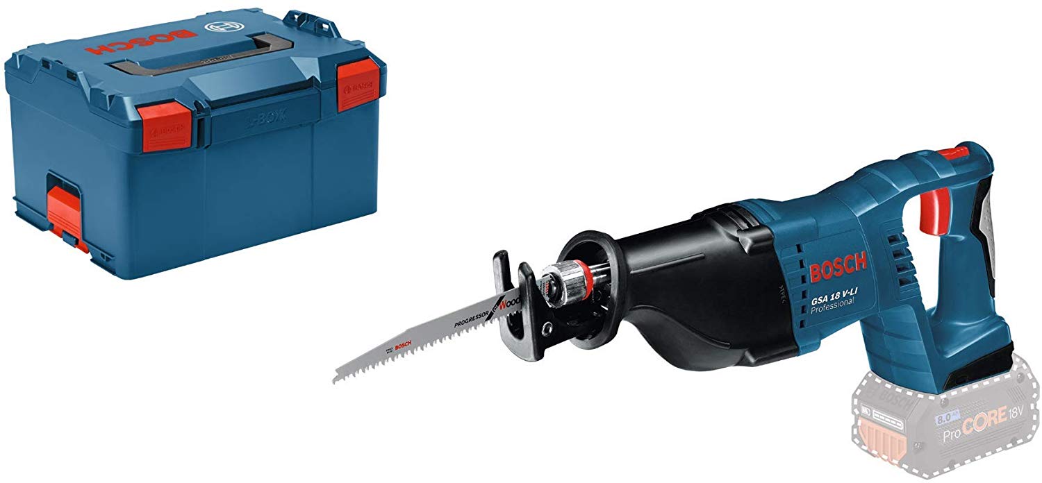 Akumuliatorinis tiesinis pjūklas BOSCH PRO GSA 18V-32, 18 V, (be akum. ir krov.)