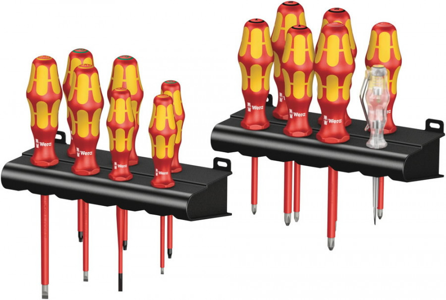Atsuktuvų komplektas Kraftform Big Pack 100 VDE, Wera