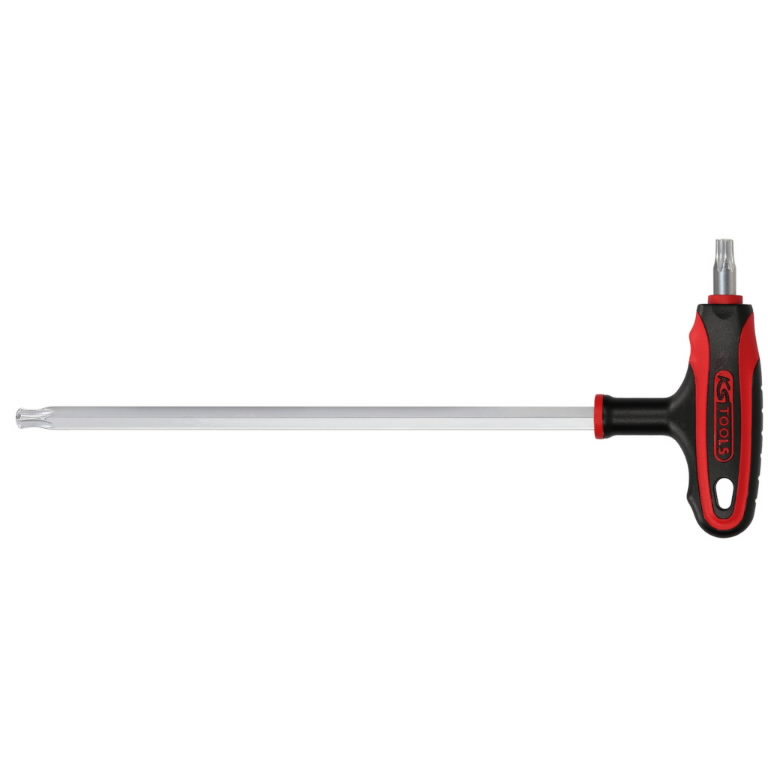 Raktas T-rankena Torx TX 20, su rutuline galvute, KS Tools