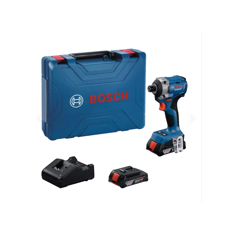 06019N2022 BOSCH.SMŪGINIS ATSUKTUVAS. GDR 18V-215 2x2.0Ah 215Nm WALKER