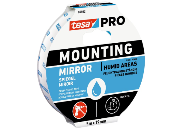 Dvipusė juosta veidrodžiams tesa® PRO 66952 Mounting Mirror