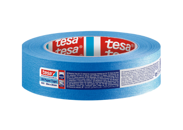 Dažymo juosta tesa® Professional 4431, lauko darbams, UV 1sav., 120 µm (įv.pločiai)