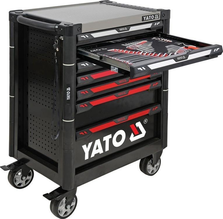 Tool trolley Yato YATO SERVICE SHAFT 7 SHUFLAD + 157 GEARS