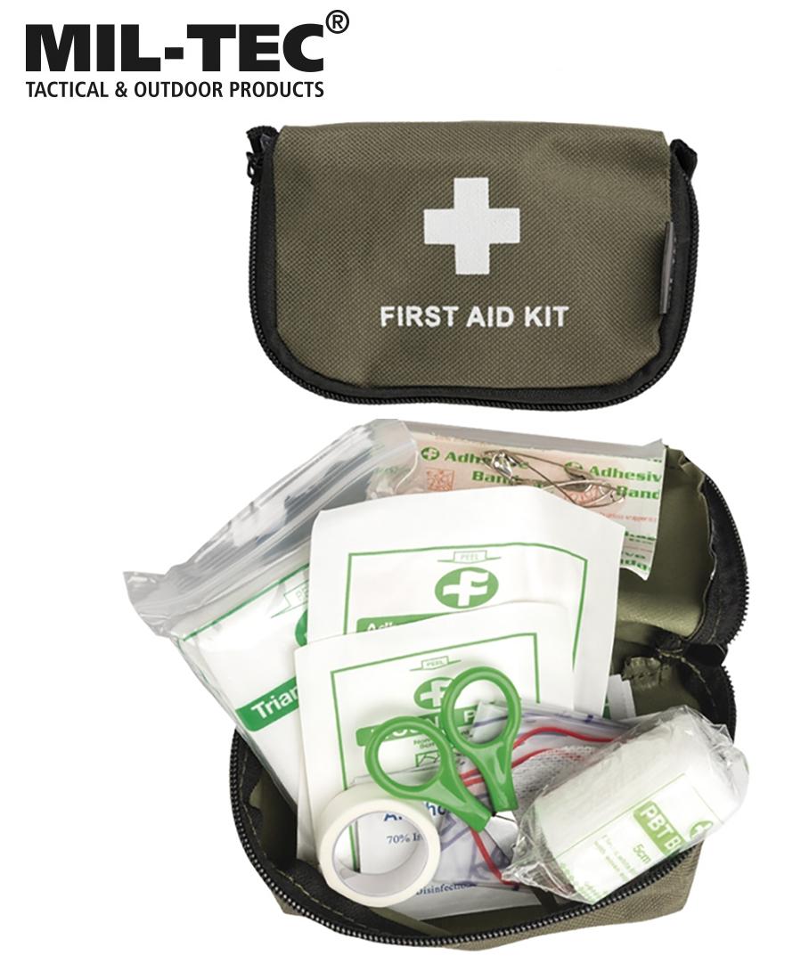 Vaistinėlė Mil-tec First Aid maža (žalia) .