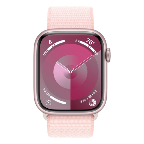 Watch Series 9 GPS + Cellular 45mm Aluminium Case with Sport Loop (eSIM) išmanusis laikrodis