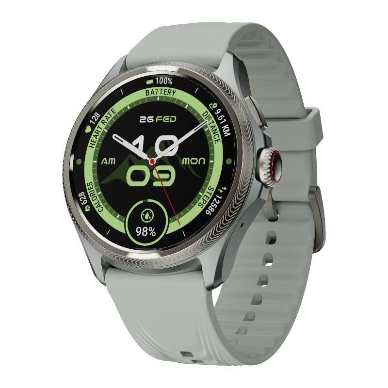 "Mobvoi TicWatch Pro 5 Enduro" išmanusis laikrodis (pilkas)