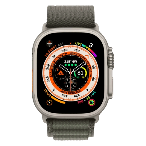 Watch Ultra GPS + Cellular 49mm Large Titanium Case (eSIM) išmanusis laikrodis