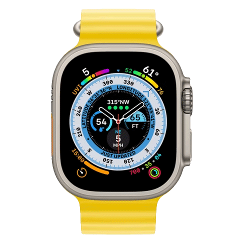 Watch Ultra GPS + Cellular 49mm Ocean Band Titanium Case (eSIM) išmanusis laikrodis