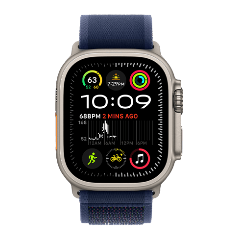 Watch Ultra 2 GPS+LTE 49mm Titanium Case w/ Trail Loop S/M išmanusis laikrodis