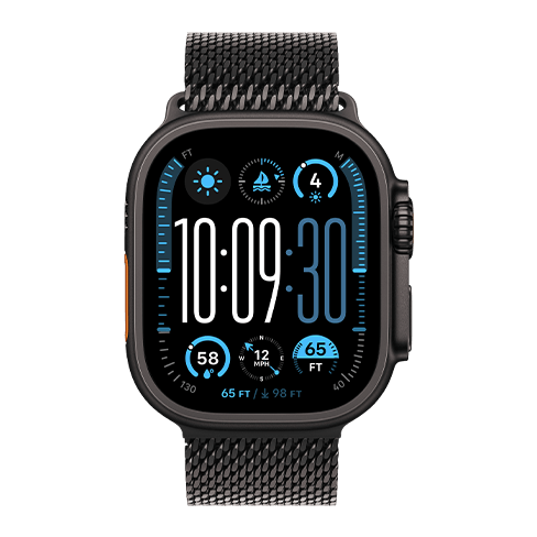 Watch Ultra 2 GPS+LTE 49mm Titanium Case w/ Titanium Milanese Loop S išmanusis laikrodis