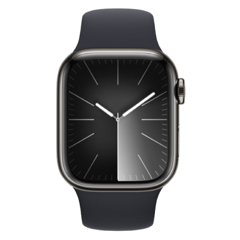 Watch Series 9 GPS + Cellular 41mm Stainless Steel Case with Sport Band - S/M (eSIM) išmanusis laikrodis