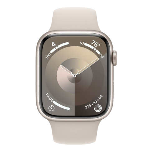 Watch Series 9 GPS + Cellular 45mm Aluminium Case with Sport Band - M/L (eSIM) išmanusis laikrodis