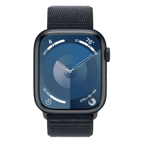Watch Series 9 GPS + Cellular 45mm Aluminium Case with Sport Loop (eSIM) išmanusis laikrodis