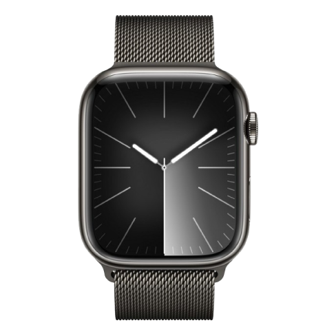 Watch Series 9 GPS + Cellular 45mm Stainless Steel Case with Milanese Loop (eSIM) išmanusis laikrodis