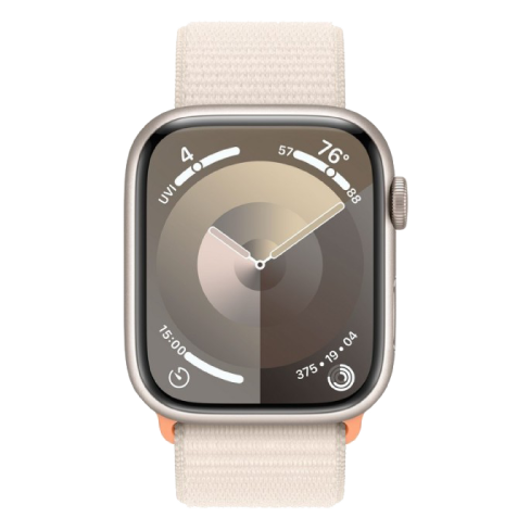 Watch Series 9 GPS + Cellular 45mm Aluminium Case with Sport Loop (eSIM) išmanusis laikrodis (Atidaryta pakuotė)