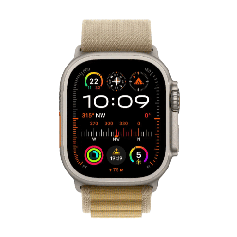 Watch Ultra 2 GPS+LTE 49mm Titanium Case w/ Alpine Loop Medium išmanusis laikrodis