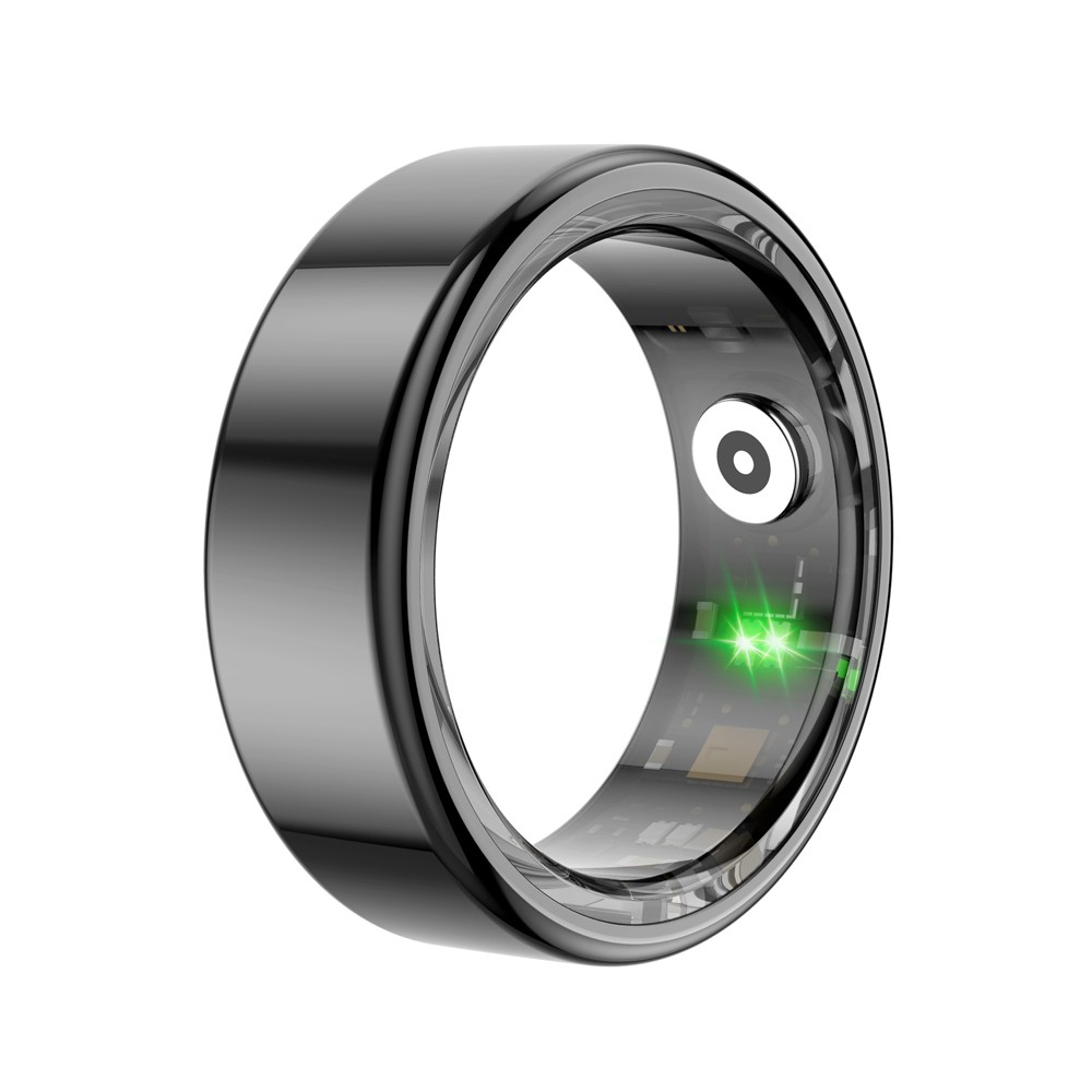 Išmanusis žiedas Maxlife MXSR-100 juodas (10 dydis/20 mm)