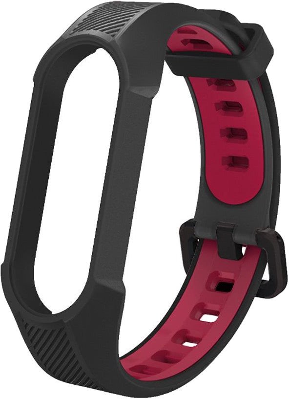 Išmaniojo laikrodžio dirželis Tech-Protect Xiaomi Mi Band 5/6, black/red