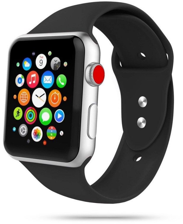 Dirželis Tech-Protect Apple Watch 3/4/5/6/7/SE 42/44/45mm,black