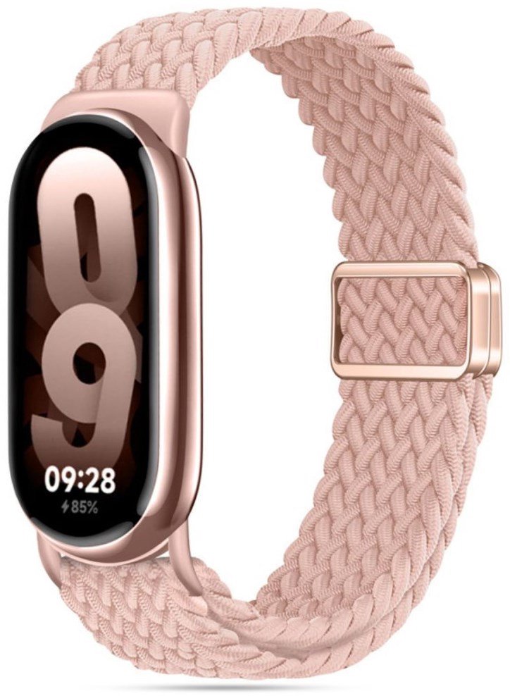 Tech-Protect watch strap NylonMag Xiaomi Smart Band 8/9, dusty rose