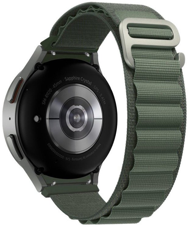 Dirželis Tech-Protect Nylon Pro Samsung Galaxy Watch4/5/5 Pro, military green