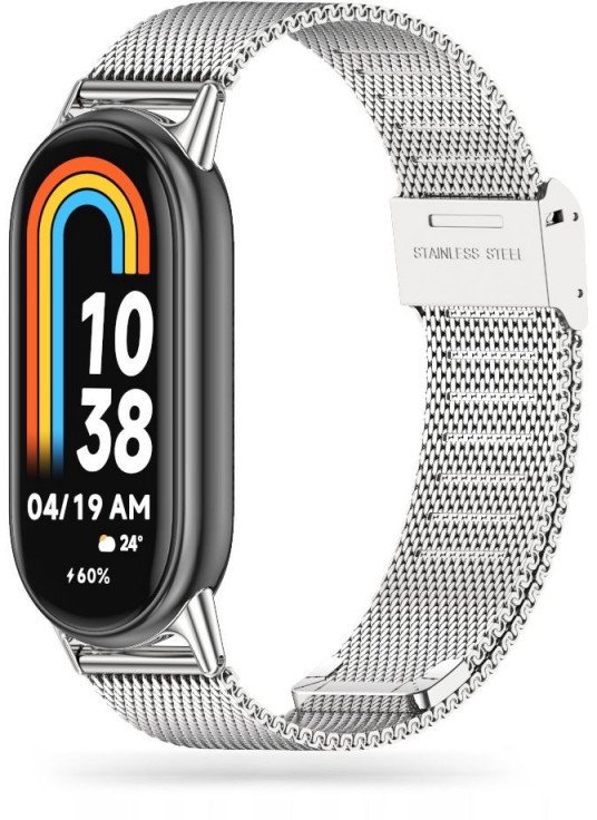 Tech-Protect watch strap MilaneseBand Xiaomi Smart Band 8, silver