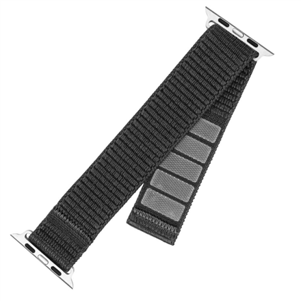 Išmaniojo laikrodžio aksesuaras Fixed  Sporty Strap for Apple Watch 38/40/41mm  160-210 mm  Dark