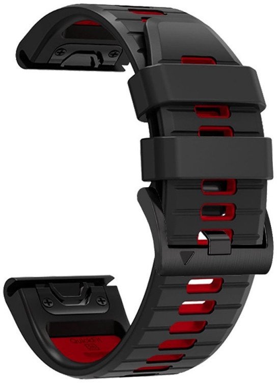 Dirželis Tech-Protect IconBand Pro Garmin fenix 3/5X/3HR/5X Plus/6X/6X Pro/7X, black/red