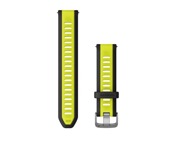 Garmin watch strap Quick Release 20mm, black/yellow