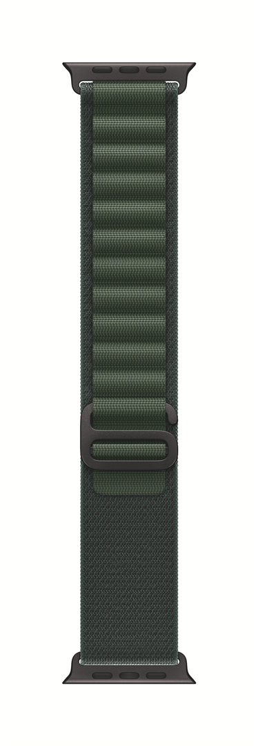 Apyrankė APPLE 49mm Dark Green Alpine Loop - Medium - Black Titanium Finish