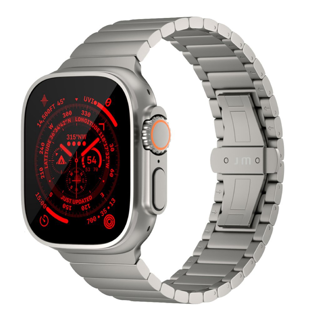 Just Mobile Titanium Watch Band for Apple Watch Ultra (1&2) with DLC coating