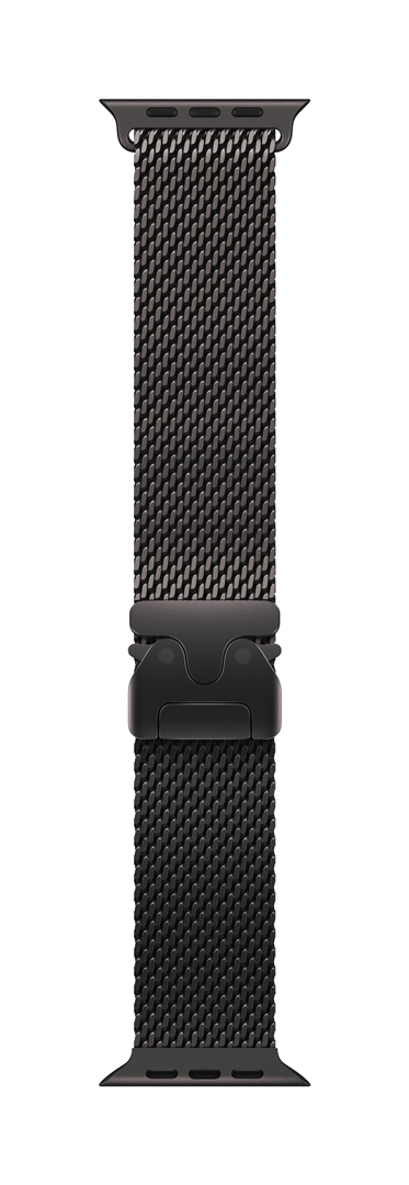 Apyrankė APPLE 49mm Black Titanium Milanese Loop - Large