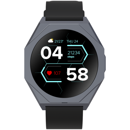 CANYON smart watch Otto SW-86 Black|CNS-SW86BB