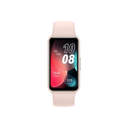 Huawei | Band 8 | Smart watch | AMOLED | Touchscreen | Heart rate monitor | Waterproof | Bluetooth | Sakura Pink|55020ANQ