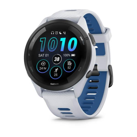 SMARTWATCH FORERUNNER 265/WHITEST. 010-02810-11 GARMIN|010-02810-11