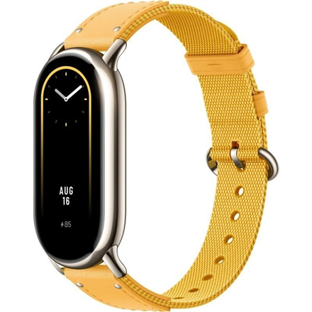 Xiaomi | Smart Band 8 Braided Strap | Yellow | Strap material:  Nylon + leather | Adjustable length: 140-210mm|BHR7305GL