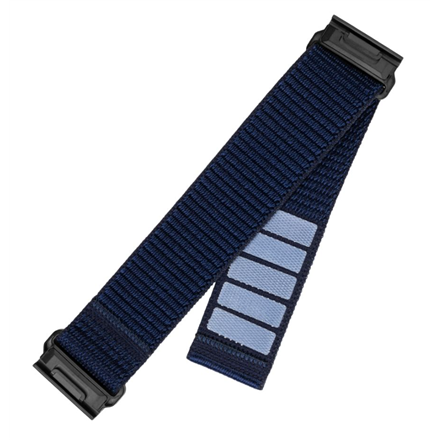 Fixed | Sporty Strap for Garmin QuickFit 26mm | 160-210 mm | Dark blue | Nylon|FIXNST2-QF26MM-DBL