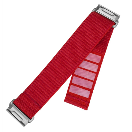 Fixed | Sporty Strap for Garmin QuickFit 26mm | 160-210 mm | Red | Nylon|FIXNST2-QF26MM-RD