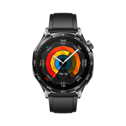 Huawei WATCH GT 5 46mm Vili-B19F | Smart watch | GPS (satellite) | AMOLED | 1.43 inches | Black|55020DKM