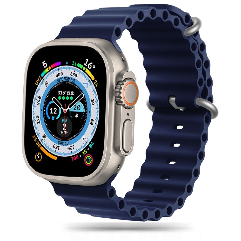 Mėlyna apyrankė "Tech-Protect Iconband Pro" laikrodžiui Apple Watch 6 / 7 / 8 / 9 / 10 / SE / ULTRA 1 / 2 (44 / 45 / 46 / 49 MM)