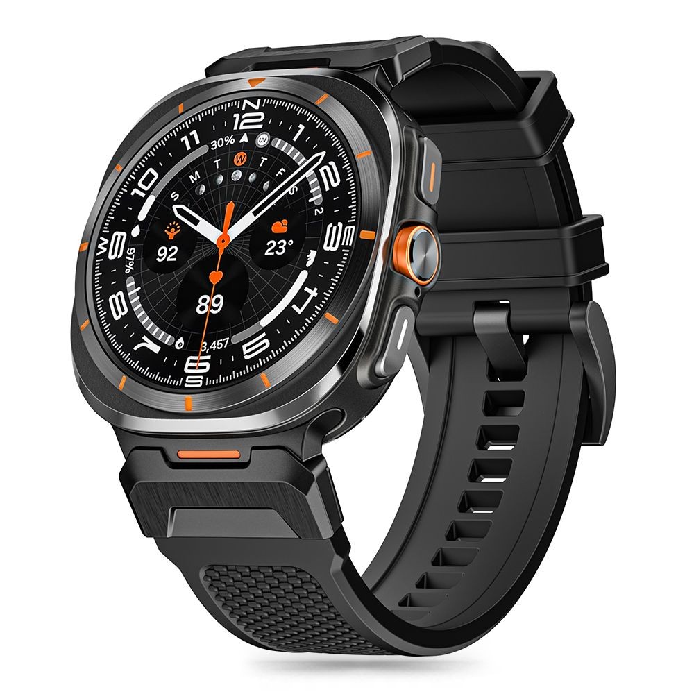 Juodos spalvos apyrankė "Tech-Protect Delta Pro" laikrodžiui Samsung Galaxy Watch Ultra (47 MM)