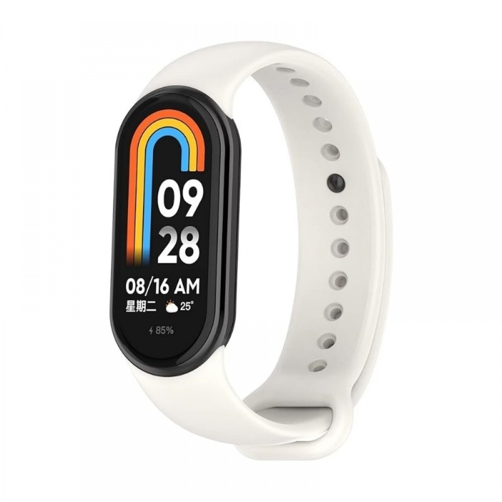 Baltos spalvos apyrankė laikrodžiui Xiaomi Mi Band 8