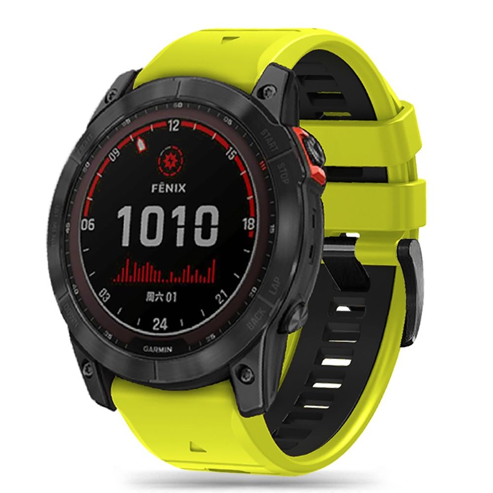 Laimo spalvos apyrankė "Tech-Protect Iconband Pro" laikrodžiui Garmin Fenix 5 / 6 / 6 PRO / 7 (22mm)