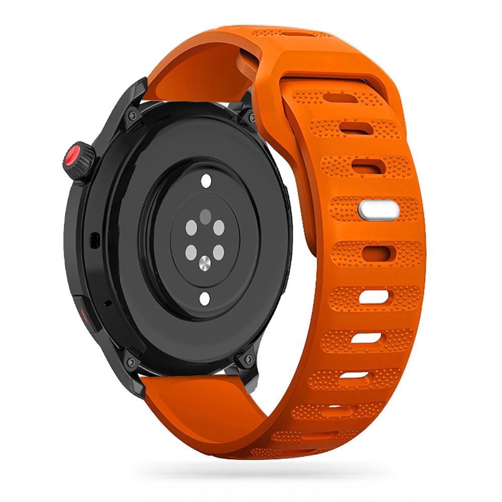 Oranžinės spalvos apyrankė "Tech-Protect Iconband Line" laikrodžiui Samsung Galaxy Watch 4 / 5 / 5 PRO / 6 (40 / 42 / 44 / 45 / 46 MM)