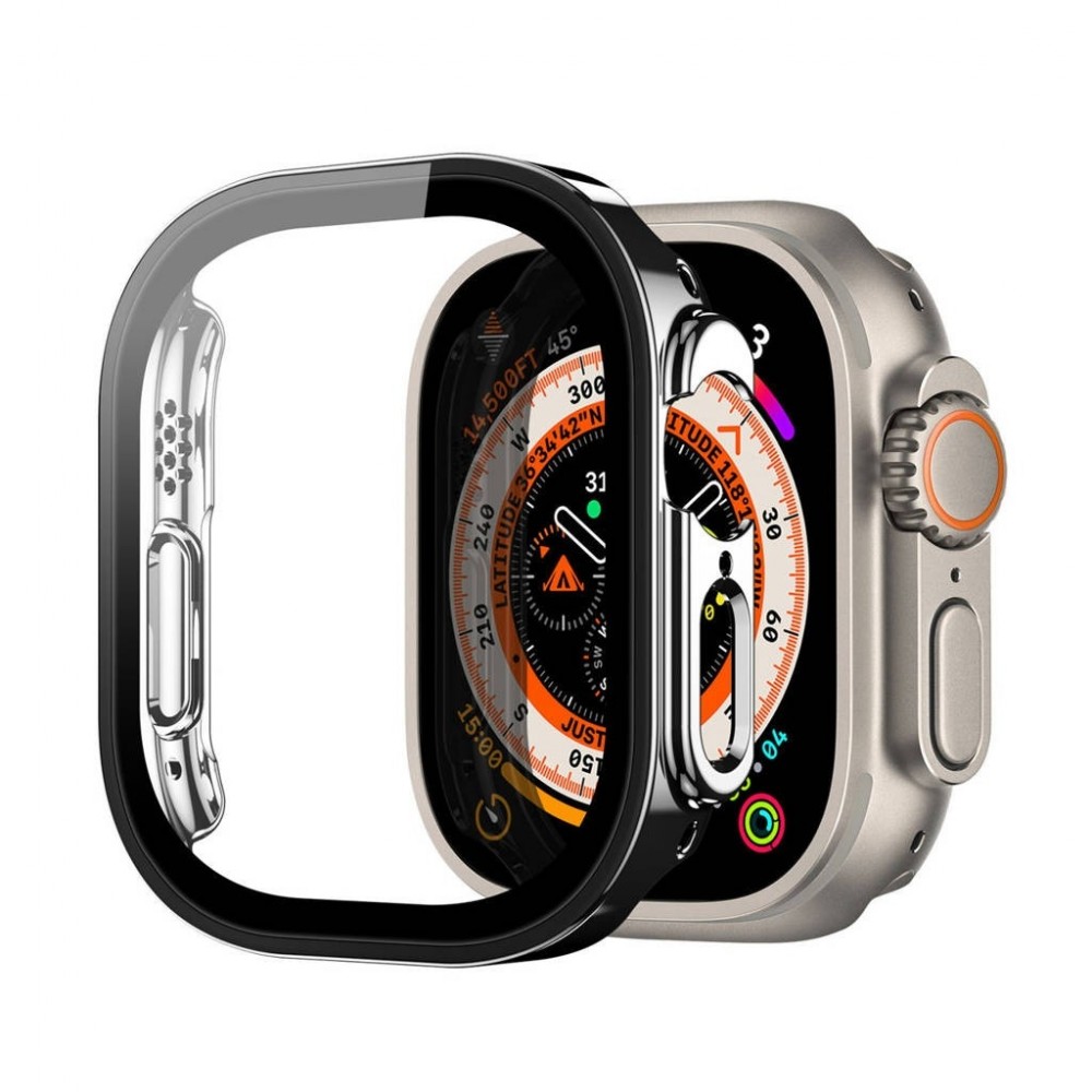 LCD apsauginis stikliukas / dėklas Dux Ducis Hamo Apple Watch Ultra 45mm juodas