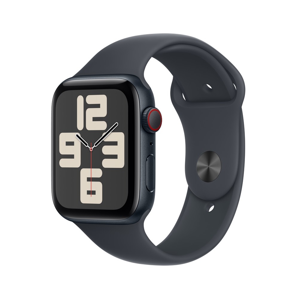 Apple Watch SE GPS + Cellular 40mm Midnight Aluminium Case with Midnight Sport Band - S/M - MXGC3ET/A