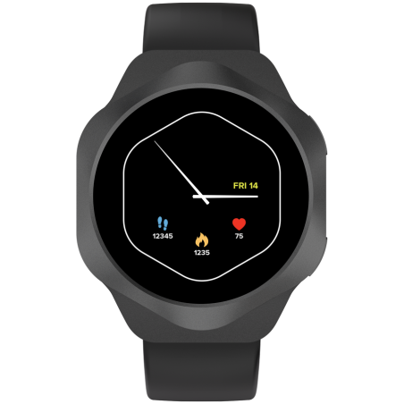 CANYON smart watch Hexagon SW-88 BT-CALL Black|CNS-SW88BB